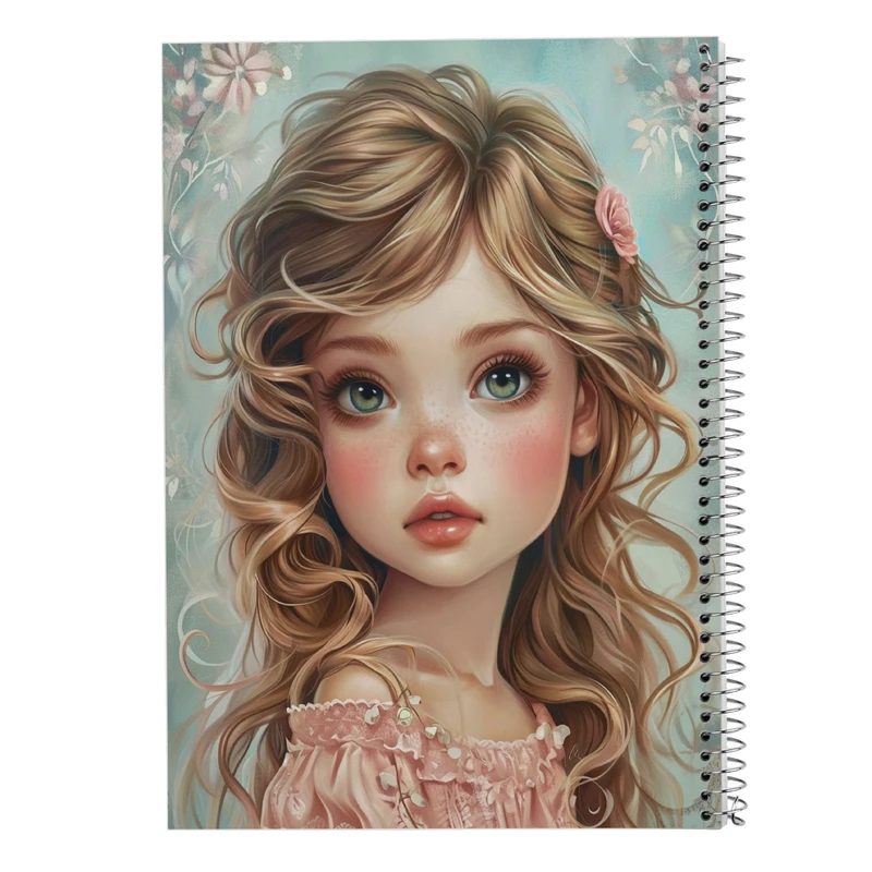 دفتر مشق 50 برگ مدوپد مدل دخترانه کد DF15824