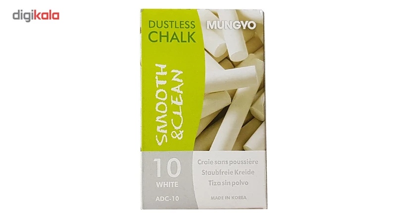 عکس شماره 2 : گچ سفید مانگیو مدلadc-10 بسته 10 عددی