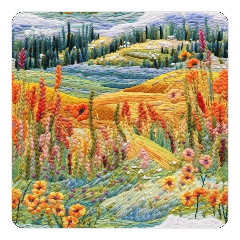 مگنت کاکتی طرح نقاشی رنگ روغن مدل mp70107