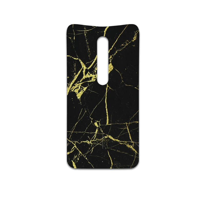 برچسب پوششی ماهوت مدل Graphite-Gold-Marble مناسب برای گوشی موبایل موتورولا Moto X Style