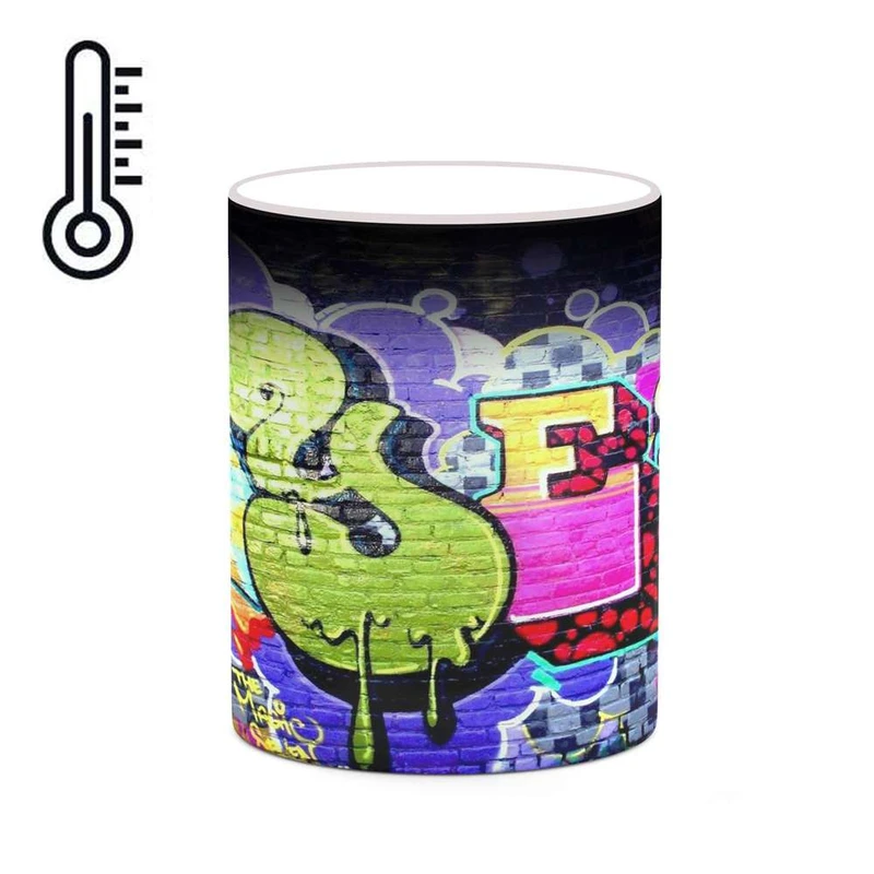 ماگ حرارتی کاکتی مدل Grafiti کد mgh20439