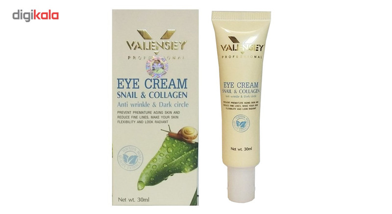 پک دو عددی کرم دور چشم و صابون سفت کننده حلزون والنسی مدل Snail and Collagen پک دو عددی کرم دور چشم و صابون سفت کننده حلزون والنسی مدل Snail and Collagen