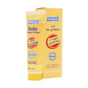 کرم محافظ پای کودک ایروکس مدل zinc oxide حجم 100 میلی لیتر