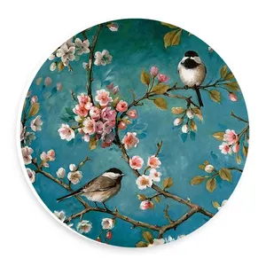 دیوارکوب طرح پرنده و شکوفه های گیلاس مدل wtb217