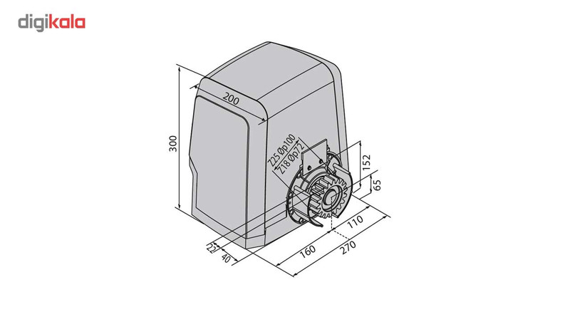 جک در اتوماتیک بی اف تی مدل ARES1500