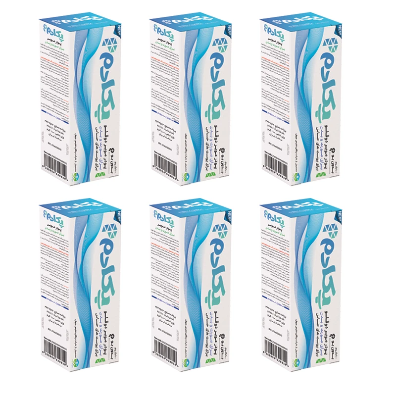 پودر موبر پکادم مدل دوقلو وزن 100 گرم مجموعه 6 عددی