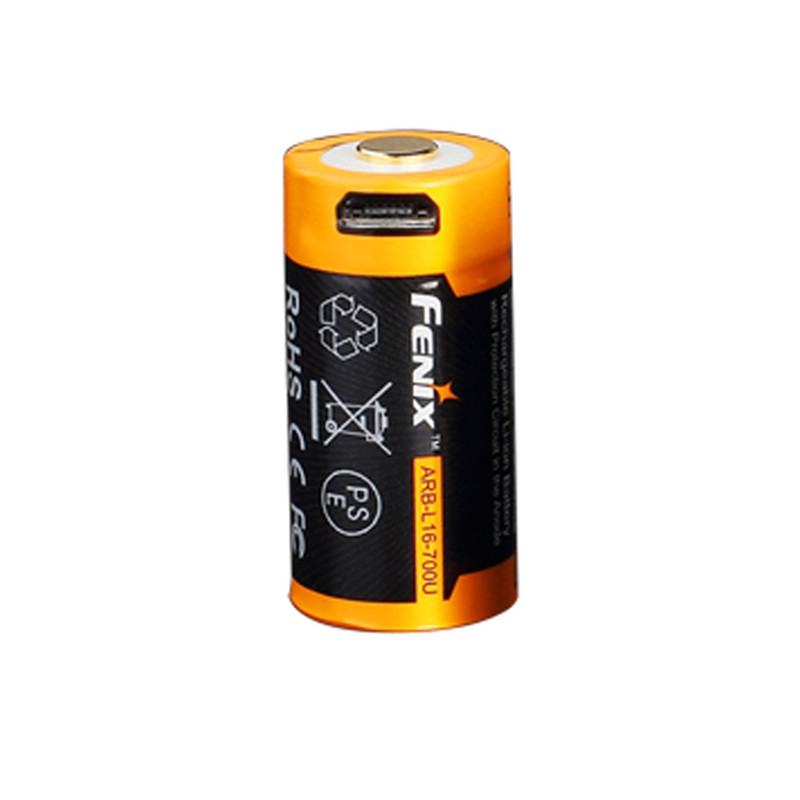 باتری قابل شارژ  فنیکس 16340 کد ARB-L16-700U