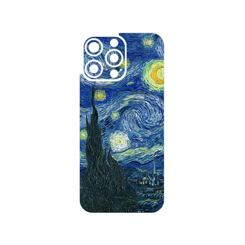 برچسب پوششی ماهوت مدل The Starry Night of van Gogh مناسب برای گوشی موبایل اپل iPhone 16 Pro Max