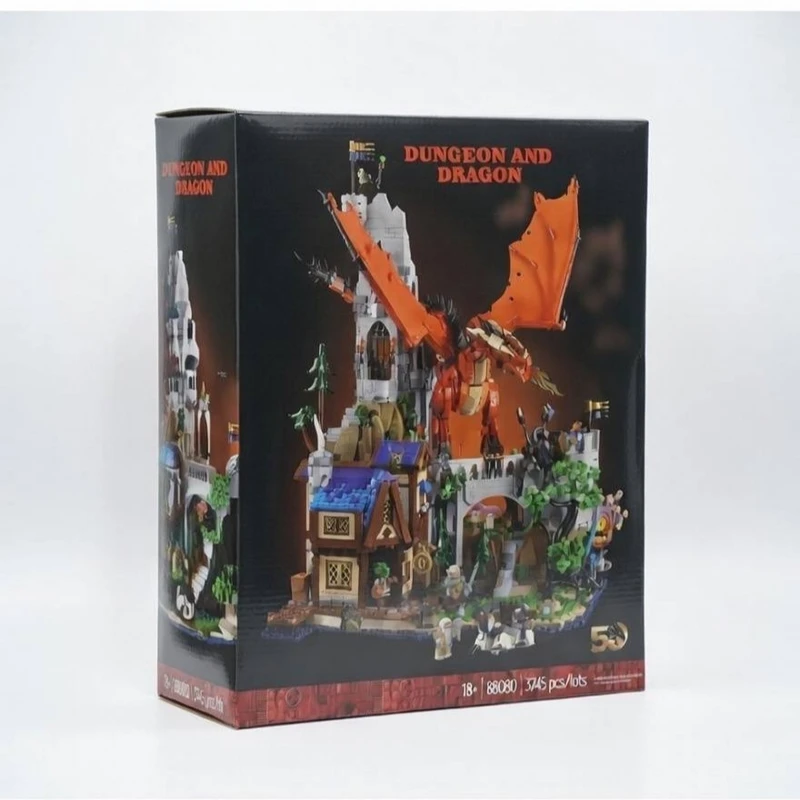 ساختنی 3745 تکه مدل دراگون سرخ کد 88080