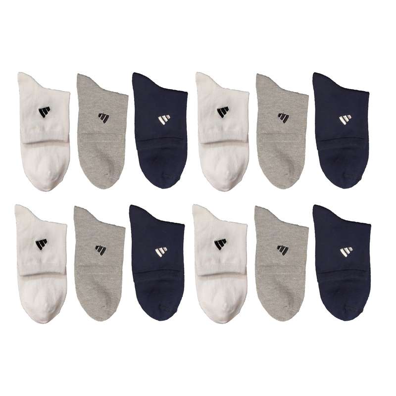 جوراب ساق کوتاه بچگانه مدل 320112 بسته 12 عددی