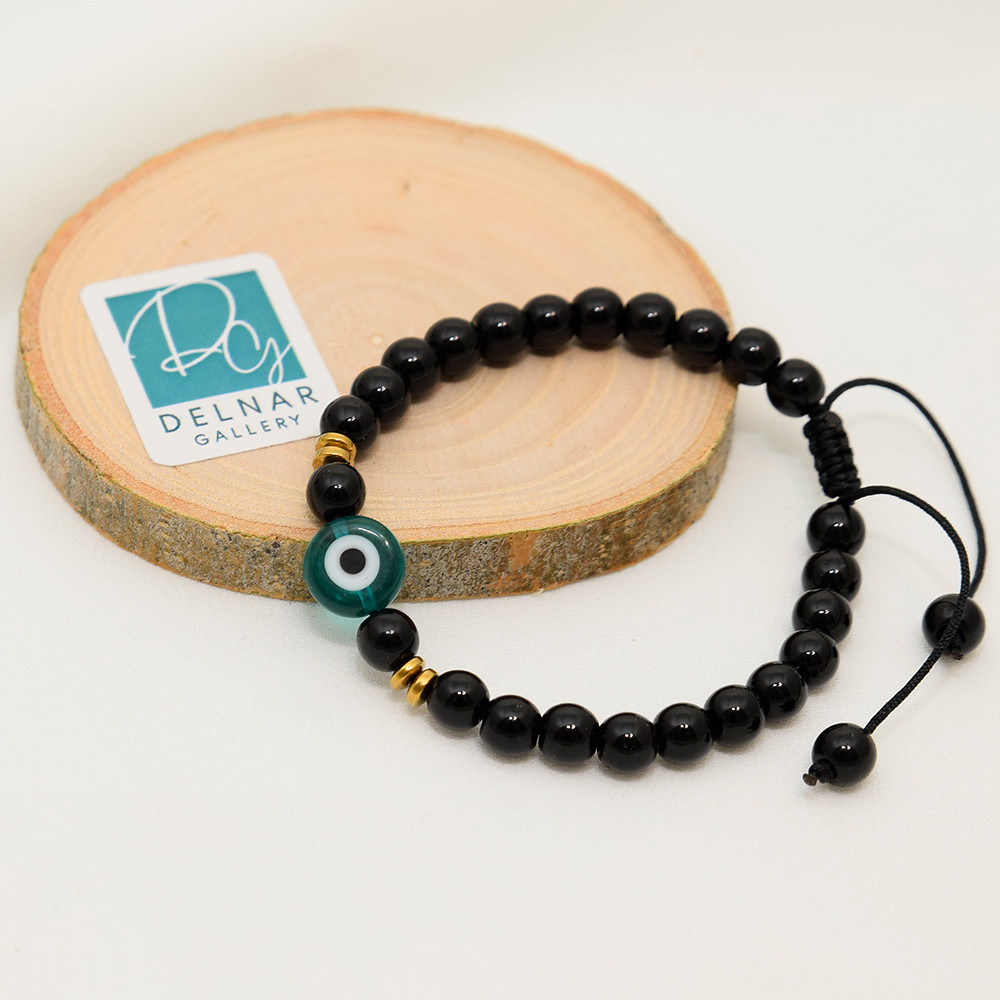 دستبند زنانه دلنار گالری مدل چشم نظر B7 دستبند زنانه دلنار گالری مدل چشم نظر B7