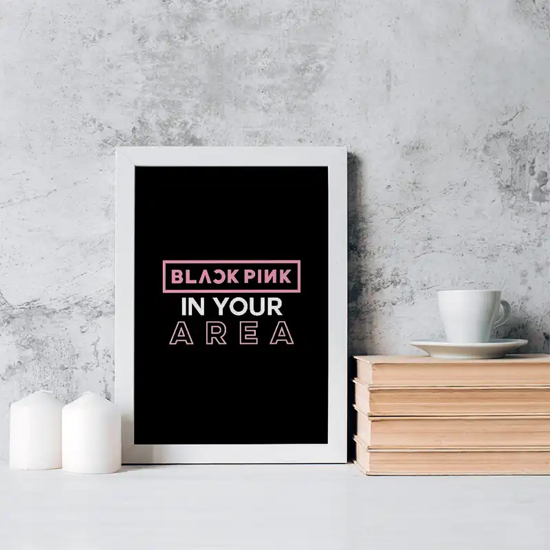 تابلو خندالو مدل گروه بلک پینک کد 16712