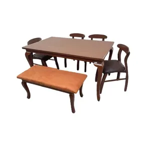 میز و صندلی ناهارخوری شش نفره گالری والریان مدل M-CH-806