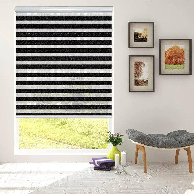 پرده زبرا کد TW-Z01 سایز 90x225 سانتی متر