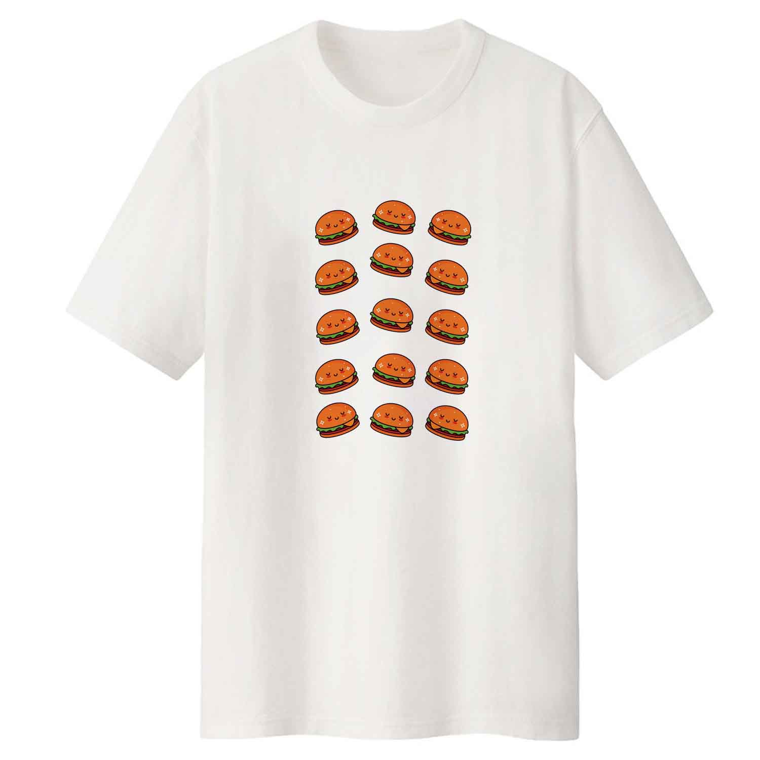 تی شرت لانگ آستین کوتاه  زنانه مدل همبرگر   کد LL286 S