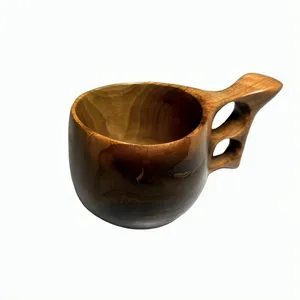 لیوان چوبی مدل کوکسا