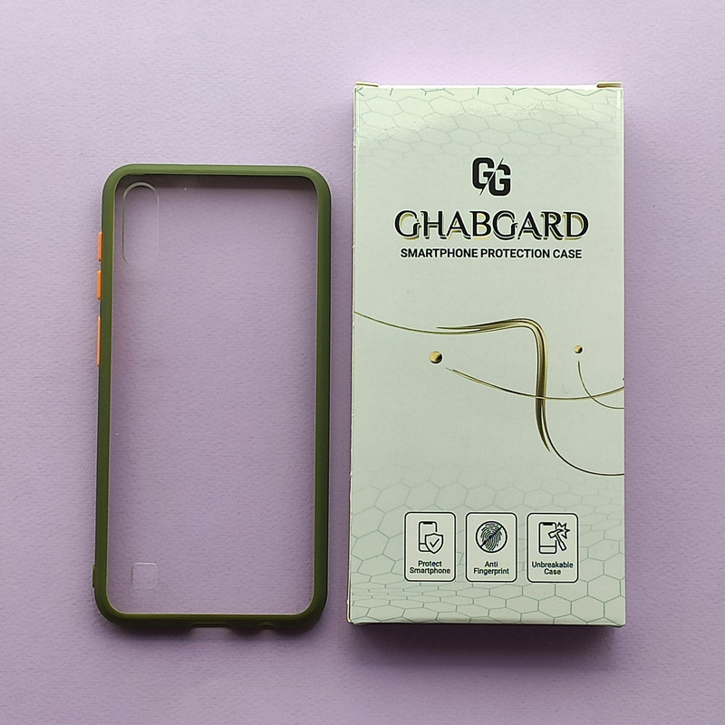 کاور قاب گارد مدل شیشه ای ساده مناسب برای گوشی موبایل سامسونگ Galaxy M10 
