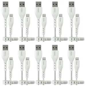   کابل تبدیل USB به لایتنینگ بیاند مدل BUL-402 CHARGE DATA طول 2 متر بسته ده عددی