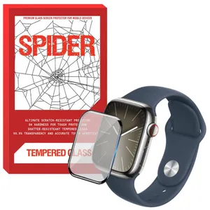 محافظ صفحه نمایش اسپایدر مدل PMMA مناسب برای اپل واچ سری 9 سایز 41 میلی متری