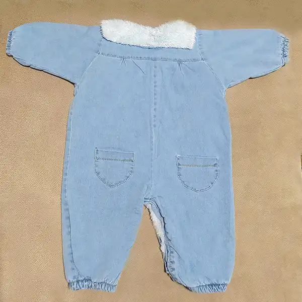 سرهمی نوزادی نی نی مکس مدل خزدار عروسکی کد Je.Ka1