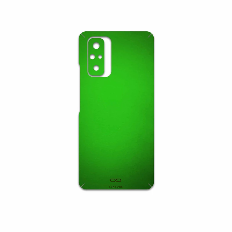 برچسب پوششی ماهوت مدل Metallic-Green مناسب برای گوشی موبایل شیائومی Redmi Note 10 Pro