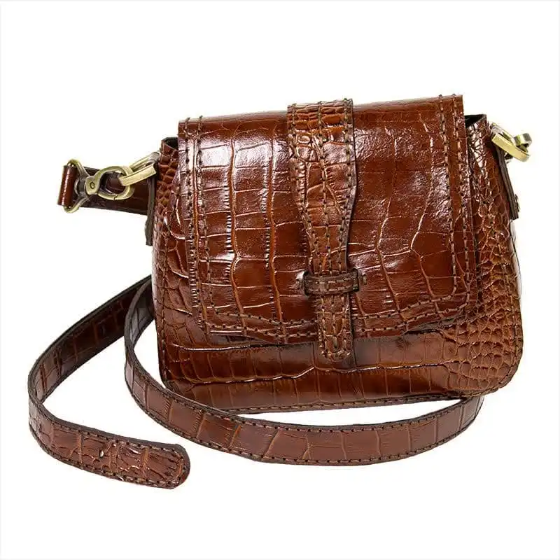 کیف رودوشی چرمی مدل دست دوز کرمانشاه کد CR06