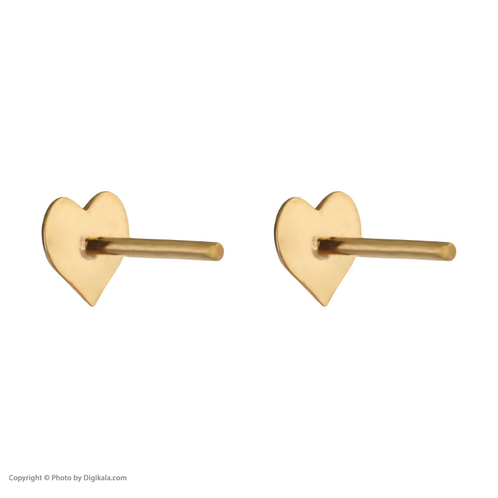 گوشواره طلا 18 عیار زنانه پرسته مدل WE50 -  - 4