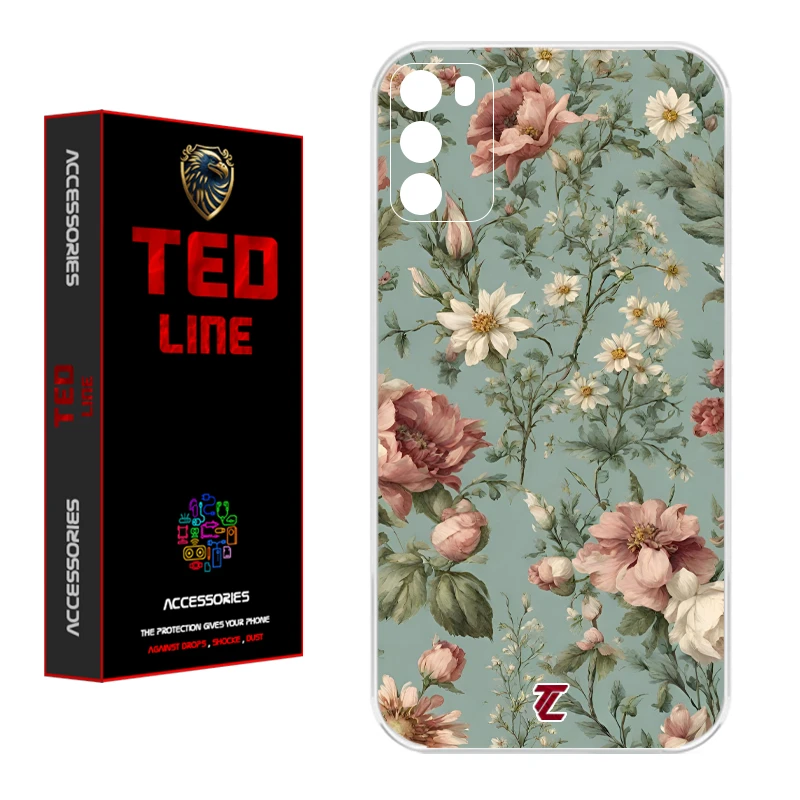 کاور تدلاین طرح گل کد 1152 مناسب برای گوشی موبایل شیائومی Poco M3