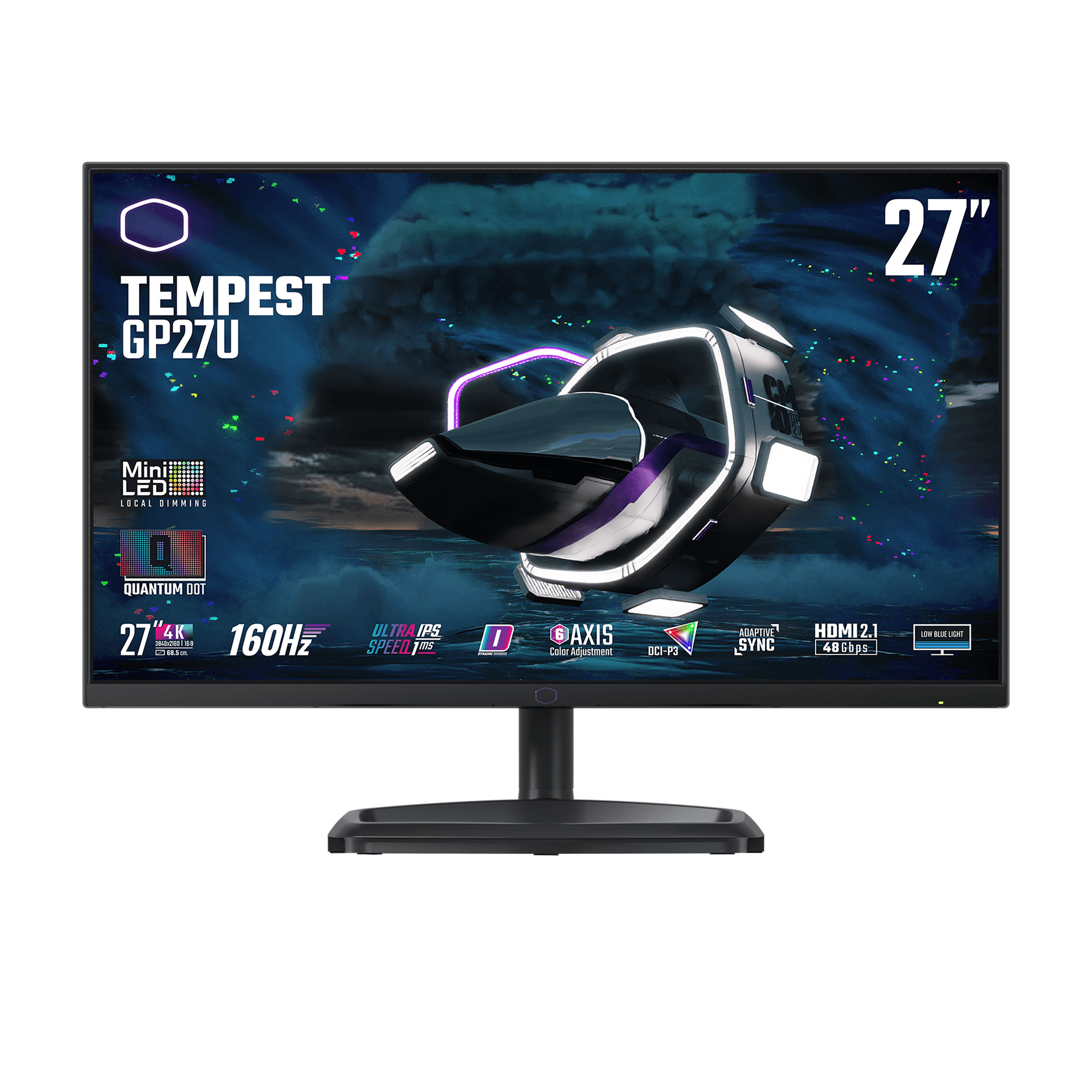 مانیتور مخصوص بازی کولر مستر مدل Tempest CMI-GP27-FUS سایز 27 اینچ