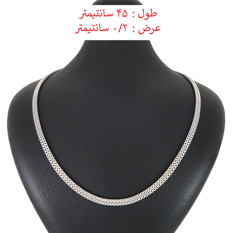 زنجیر زنانه ژوپینگ مدل ونیزی دو ردیفه کد 45cm زنجیر زنانه ژوپینگ مدل ونیزی دو ردیفه کد 45cm