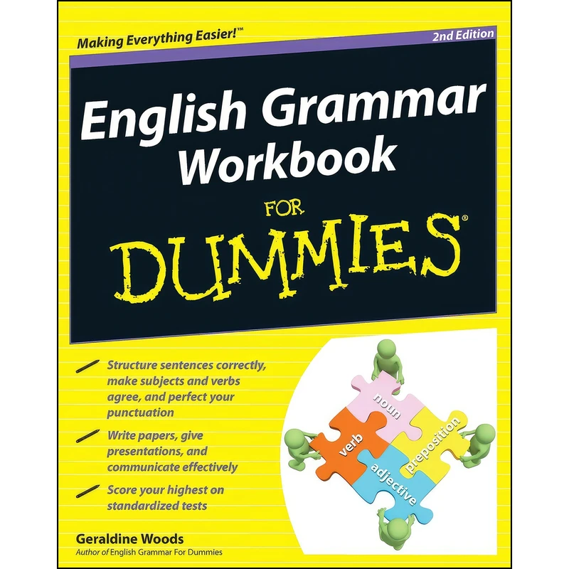 کتاب English Grammar Workbook For Dummies, 2nd Edition اثر Geraldine Woods انتشارات For Dummies
