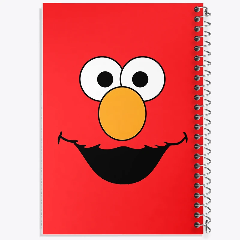 دفتر شطرنجی 50 برگ خندالو طرح المو (Elmo) کد N5270