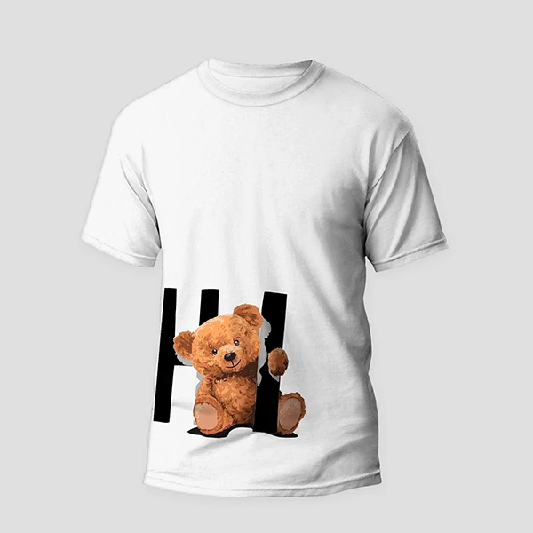 تی شرت آستین کوتاه مردانه مدل تدی mo085