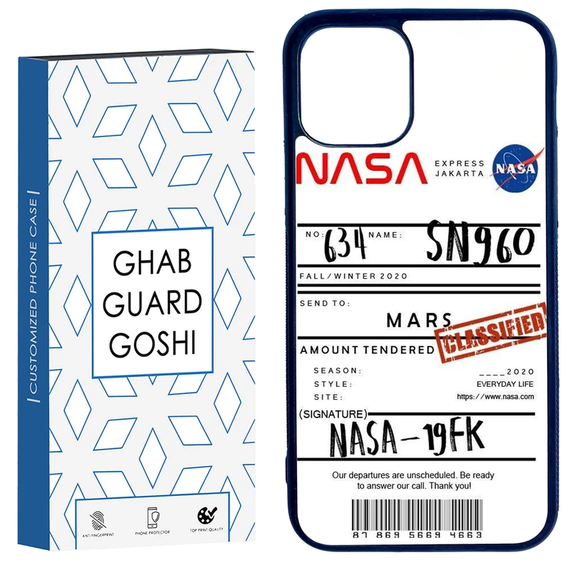 کاور قاب گارد گوشی طرح ناسا کد TPU-192 مناسب برای گوشی موبایل اپل Iphone 11 PRO