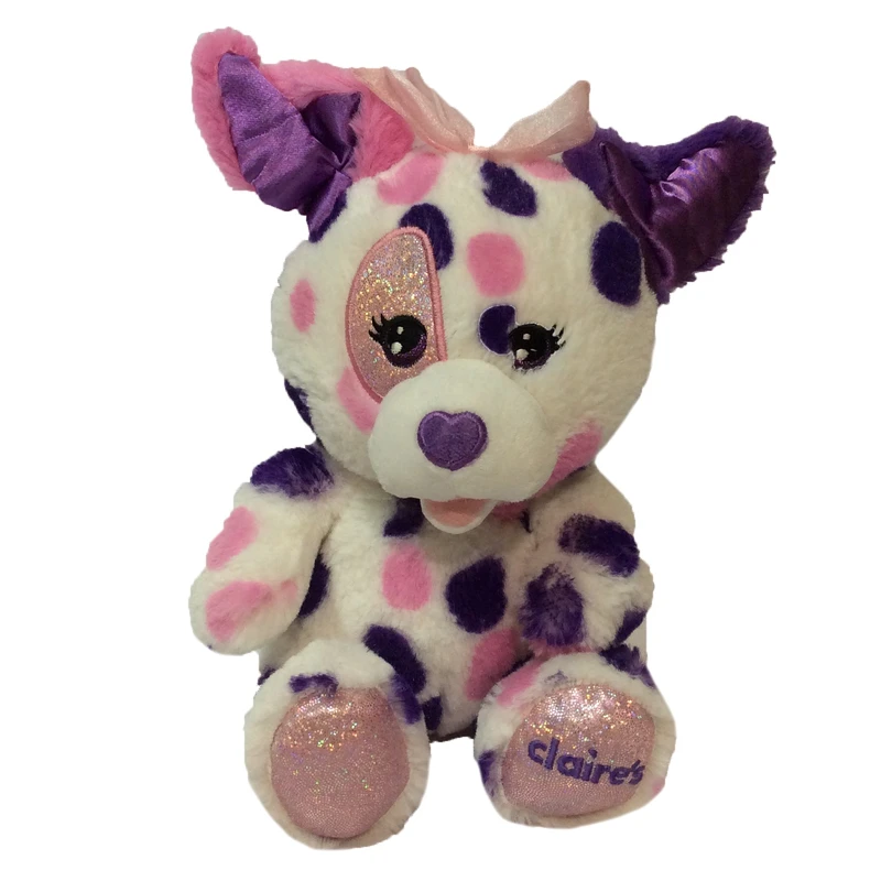 عروسک طرح سگ پاپی مدل Claries Puppy کد SZ8/511 ارتفاع 25 سانتی‌متر