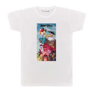 تی شرت بچگانه پرمانه طرح پرندگان خشمگین کد pmt.4459