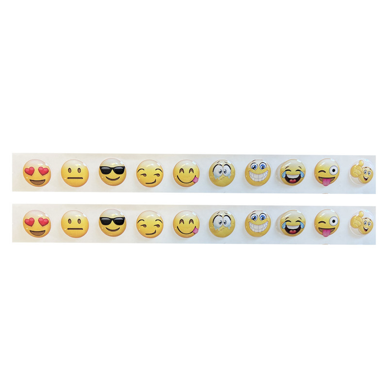  برچسب ایموجی خودرو قطعه سازان کبیر مدل CHS-IMOJI-30326 مجموعه 20 عددی 