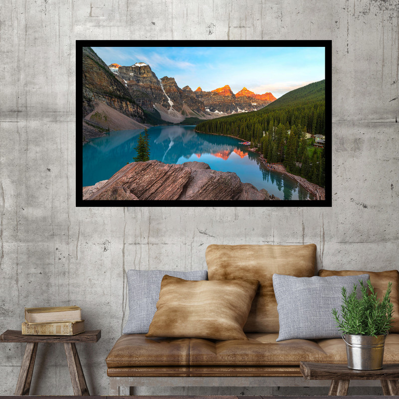 تابلو نوری بکلیت طرح دریاچه مورین مدل B-MO1472