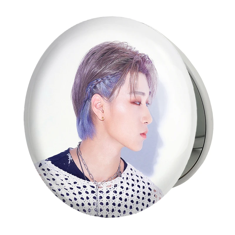 آینه جیبی خندالو طرح سان گروه ایتیز ATEEZ مدل تاشو کد 12308 