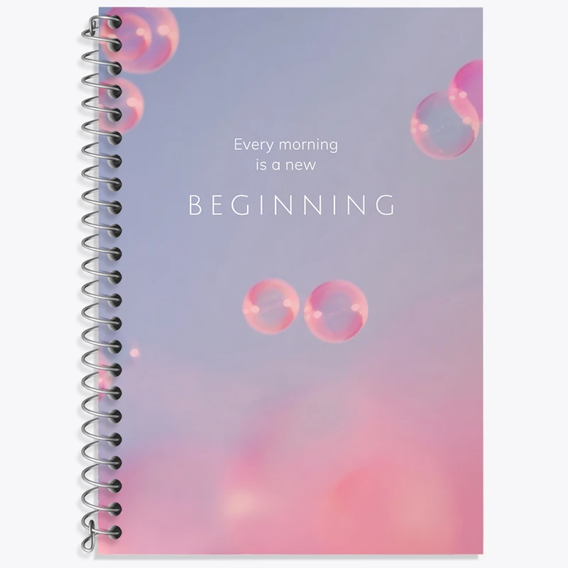 دفتر لغت 50 برگ خندالو طرح Every Morning Is A New Beginning کد N2322