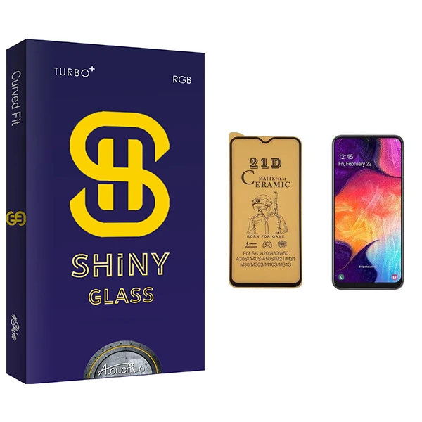 محافظ صفحه نمایش سرامیکی آتوچبو مدل Shiny Glass مناسب برای گوشی موبایل سامسونگ Galaxy A50