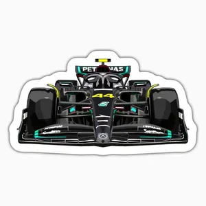 استیکر لپ تاپ و موبایل بووم طرح ماشین مدل F1 کد ZX036