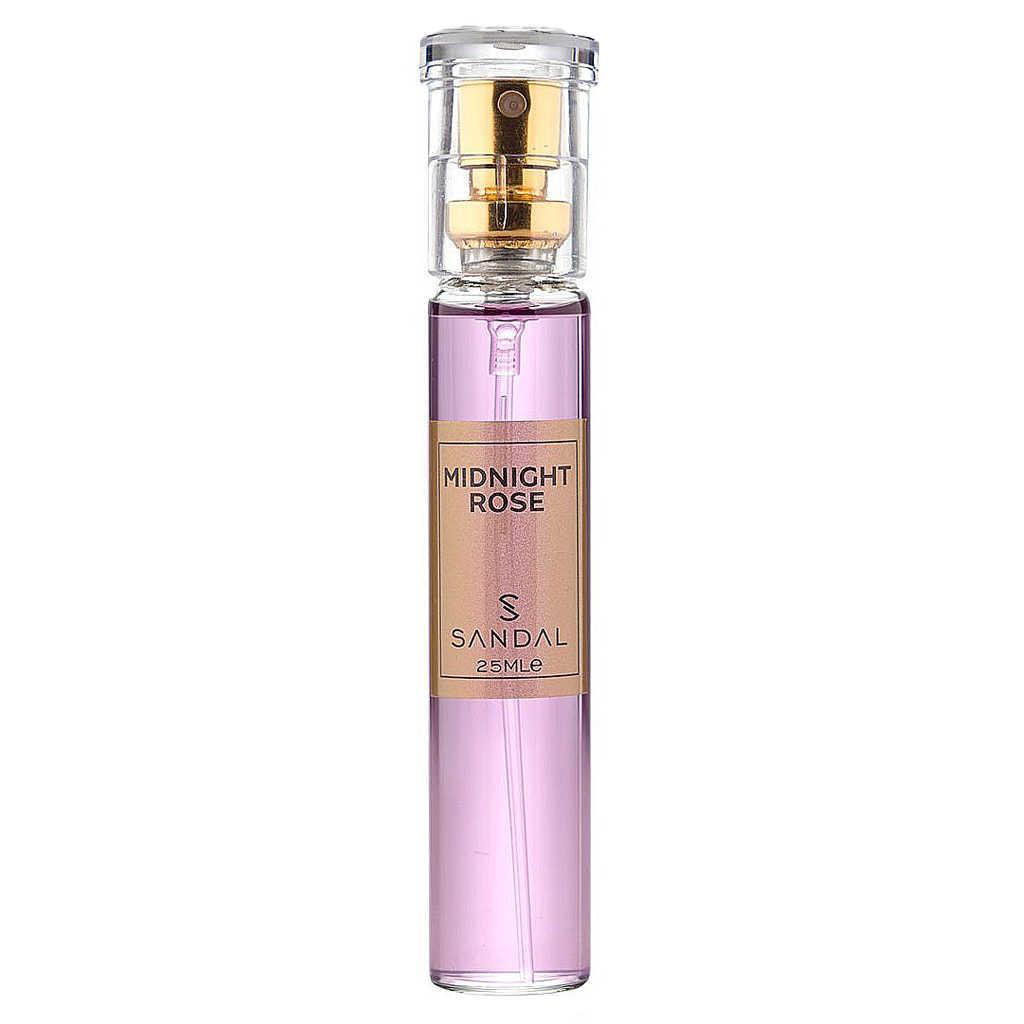 عطر جیبی زنانه صندل مدل MIDNIGHT ROSE حجم 25 میلی لیتر