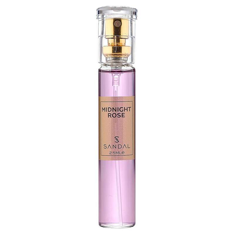 عطر جیبی زنانه صندل مدل MIDNIGHT ROSE حجم 25 میلی لیتر
