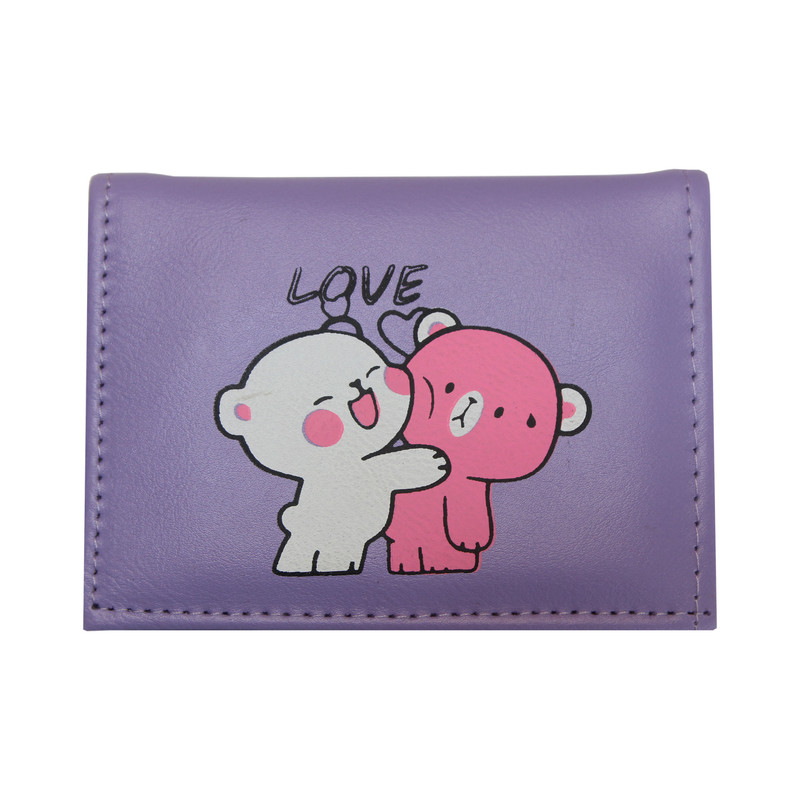 کیف پول زنانه مدل خرس عاشق کد KZD-0112