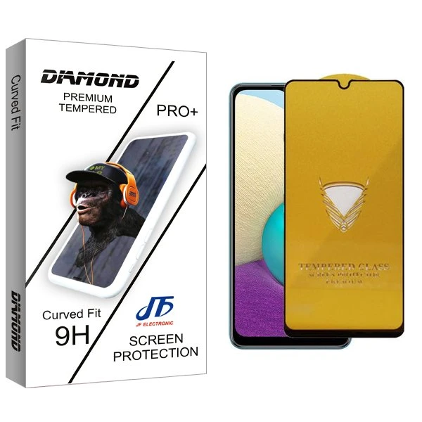 محافظ صفحه نمایش جی اف مدل Diamond OG مناسب برای گوشی موبایل سامسونگ Galaxy A02