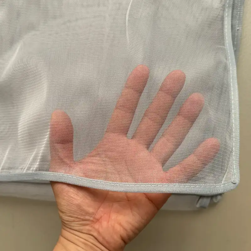 شال زنانه مدل ساده توری مهمانی دور نوار دوزی شده تابستانی کد 5