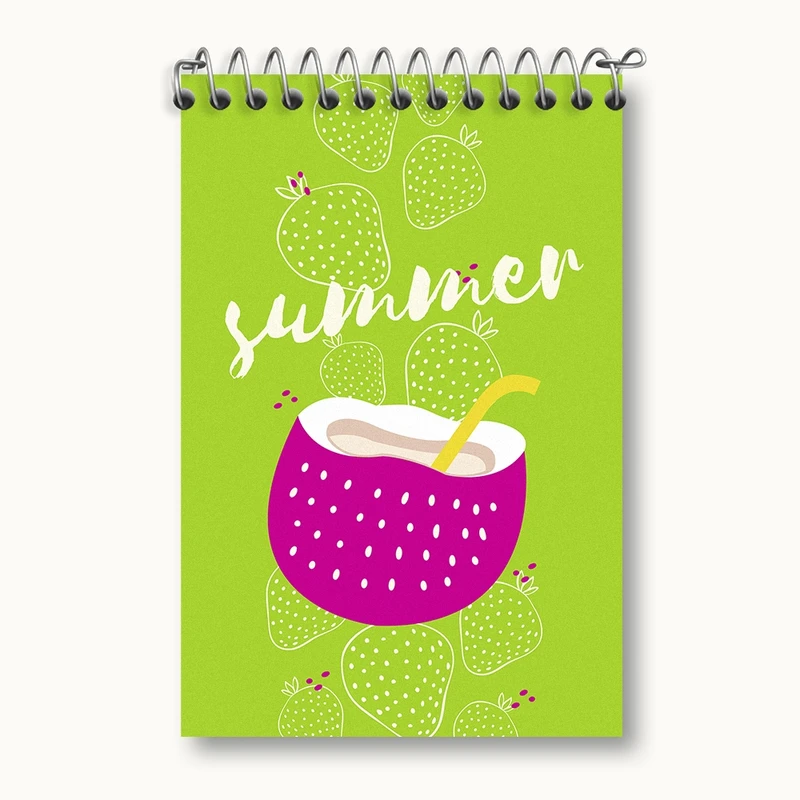 دفتر یادداشت 50 برگ خندالو مدل تابستان کد F2271