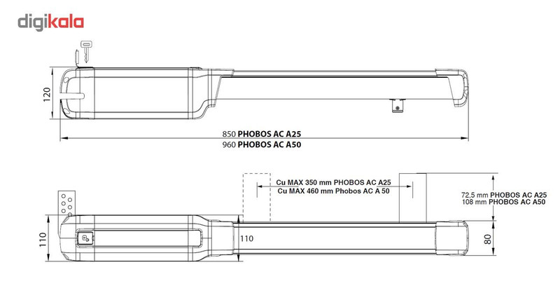 جک پارکینگی بی اف تی مدل PHOBOS A40