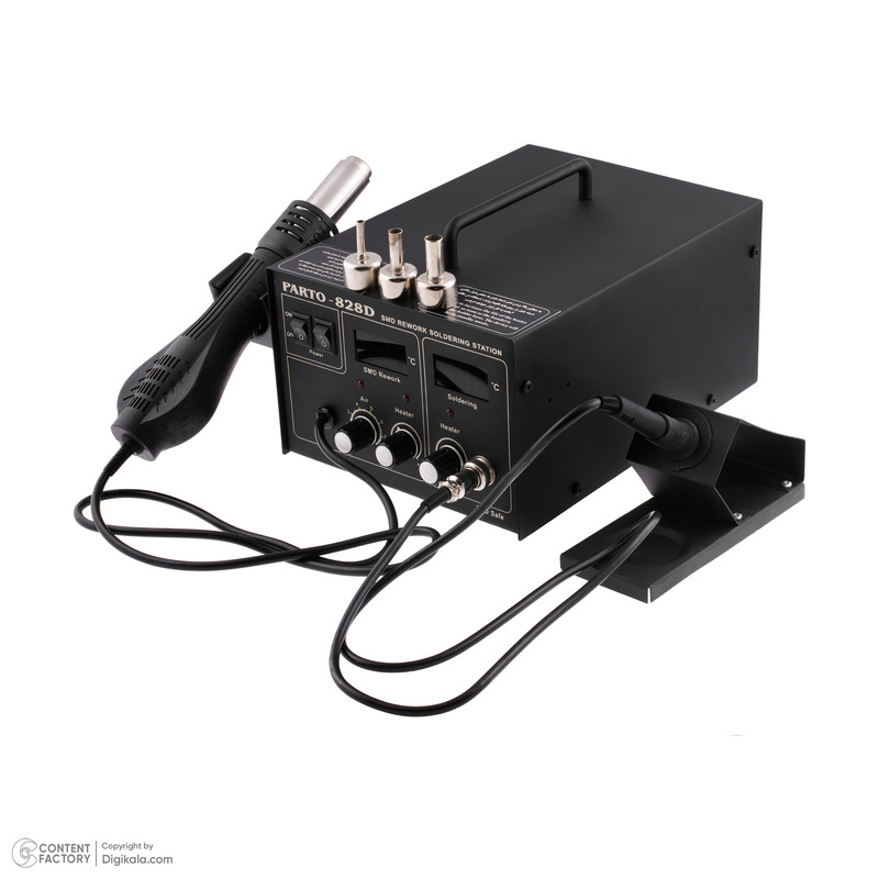 دستگاه هیتر و هویه 670 وات پرتو مدل 828D